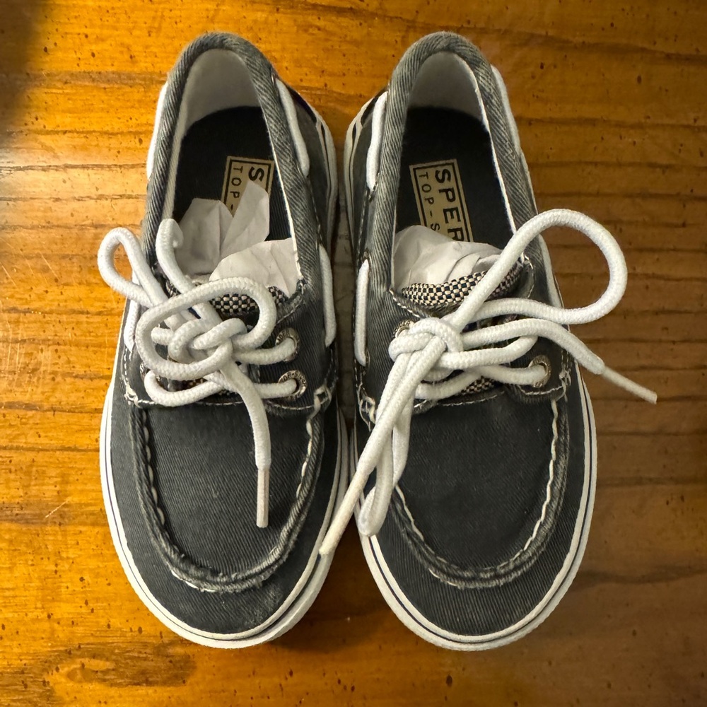 Sperry Top-Sider Boat Shoes Halyard Navy — Toddler Sz 8.5 NIB